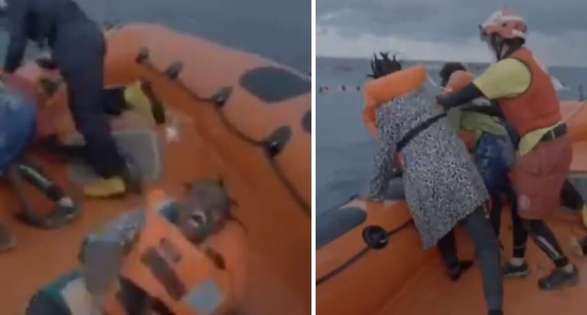  Bil-Filmat: Omm Tibki B’Disprament Wara Li Tilfet It-Tarbija F’Nofs Ta’ Baħar