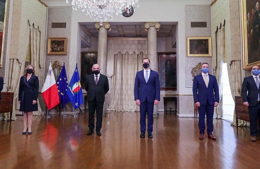 Erba’ Ministri Ġodda Jieħdu L-Ġurament Tal-Ħatra