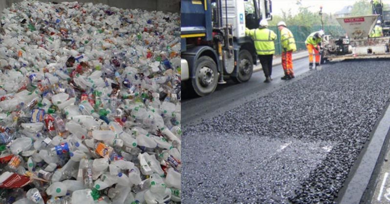  Materjal Magħmul Mill-Fliexken Tal-Plastik Iservi Tlett Darbiet Aktar Mill-Asfalt
