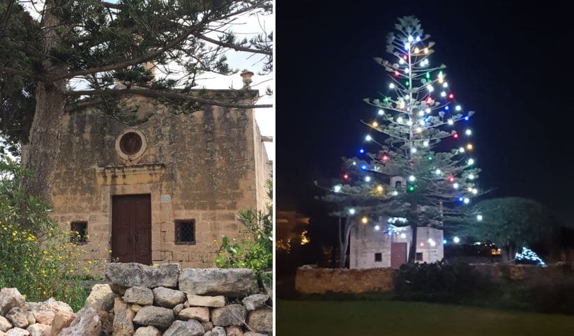  Kappella Tas-Seklu 17 Fil-Mosta Bl-Akbar Siġra Tal-Milied Fiż-Żona