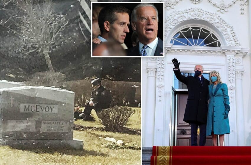  Waqt L-Inawgurazzjoni Ta’ Biden, Dan Ir-Raġel Mar Ħdejn Il-Qabar Ta’ Ibnu – Għaliex?