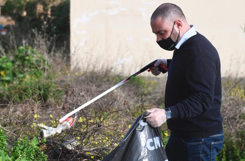  Bil-Filmat: Il-Ministru Owen Bonnici B’Inizjattiva Ta’ Tindif B’Messaġġ Favur L-Ambjent