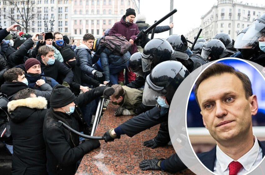  Bil-Filmat: Ir-Russi Jipprotestaw Bi Ħġarhom Favur Navalny – Arrestati Mal-Elf Persuna