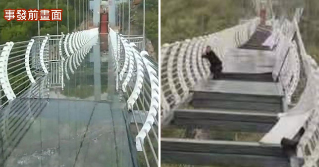  Turist Spiċċa Mdendel F’Għoli Wara Li Pont Tal-Ħġieġ Isir Trab