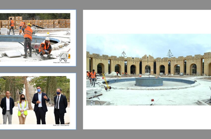  Miexi Sew Ix-Xogħol Fuq Il-Ġnien Formali – Parti Mill-Malta National Park
