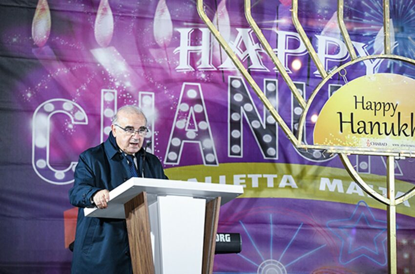  Il-President Jieħu Sehem Fil-Ħanukka, Il-Festa Tad-Dwal Tal-Komunità Lhudija