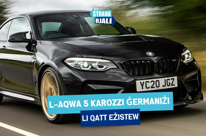 L-aqwa 5 karozzi Ġermaniżi li qatt eżistew