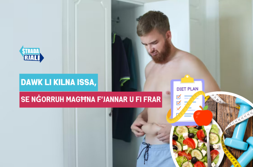  Minn għada nibdew id-dieta?