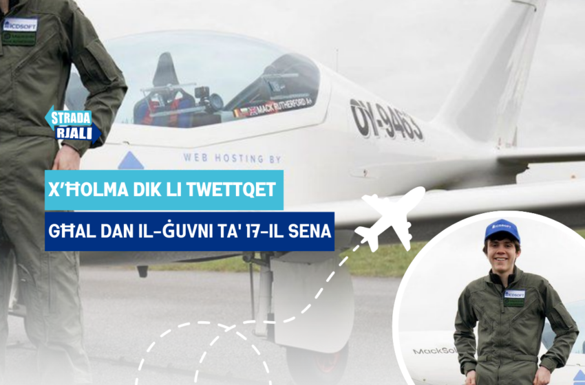  Ta’ 17-il sena dar id-dinja waħdu