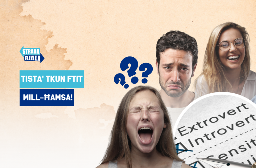 Liema huma l-ħames tipi ta’ personalitajiet li jeżistu? Ma’ Liema kategorija int?