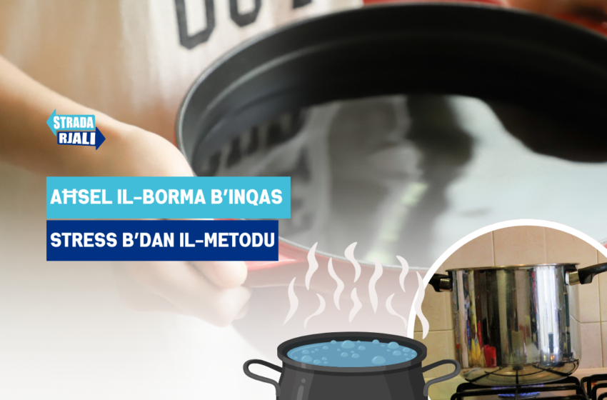Aħsel il-borma b’inqas stress b’dan il-metodu