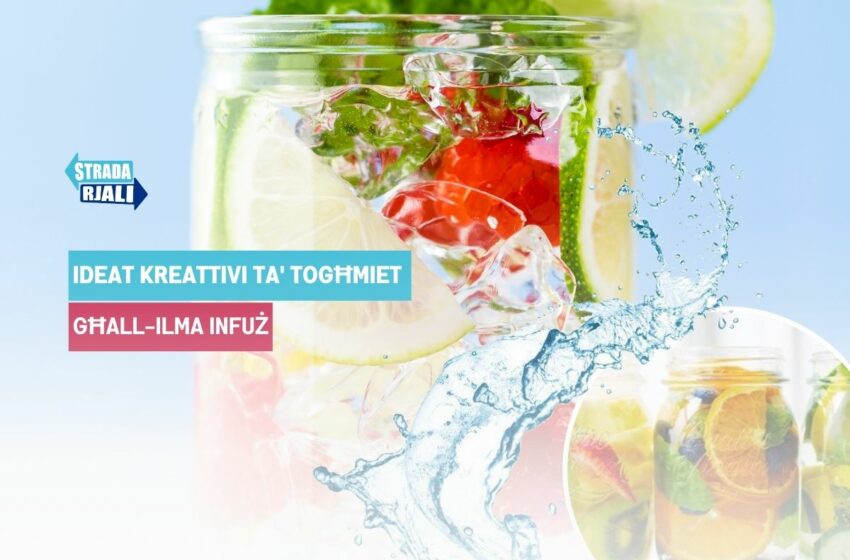  Ideat kreattivi għall-ilma infuż